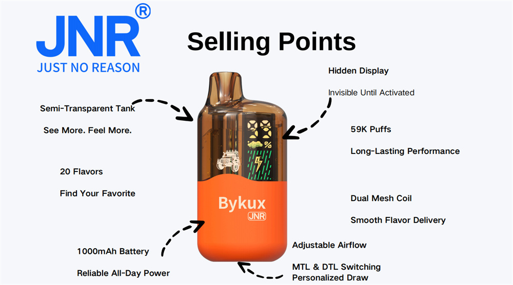 JNR Bykux 59K puffs JNR Bykux 59K puffs