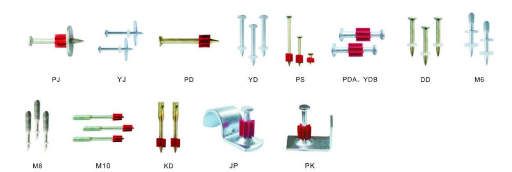 Drive Pins For Ns603 Heavy Duty Powder Actuated Fastening Tool 6 Drive Pins For Ns603 Heavy Duty Powder Actuated Fastening Tool 6