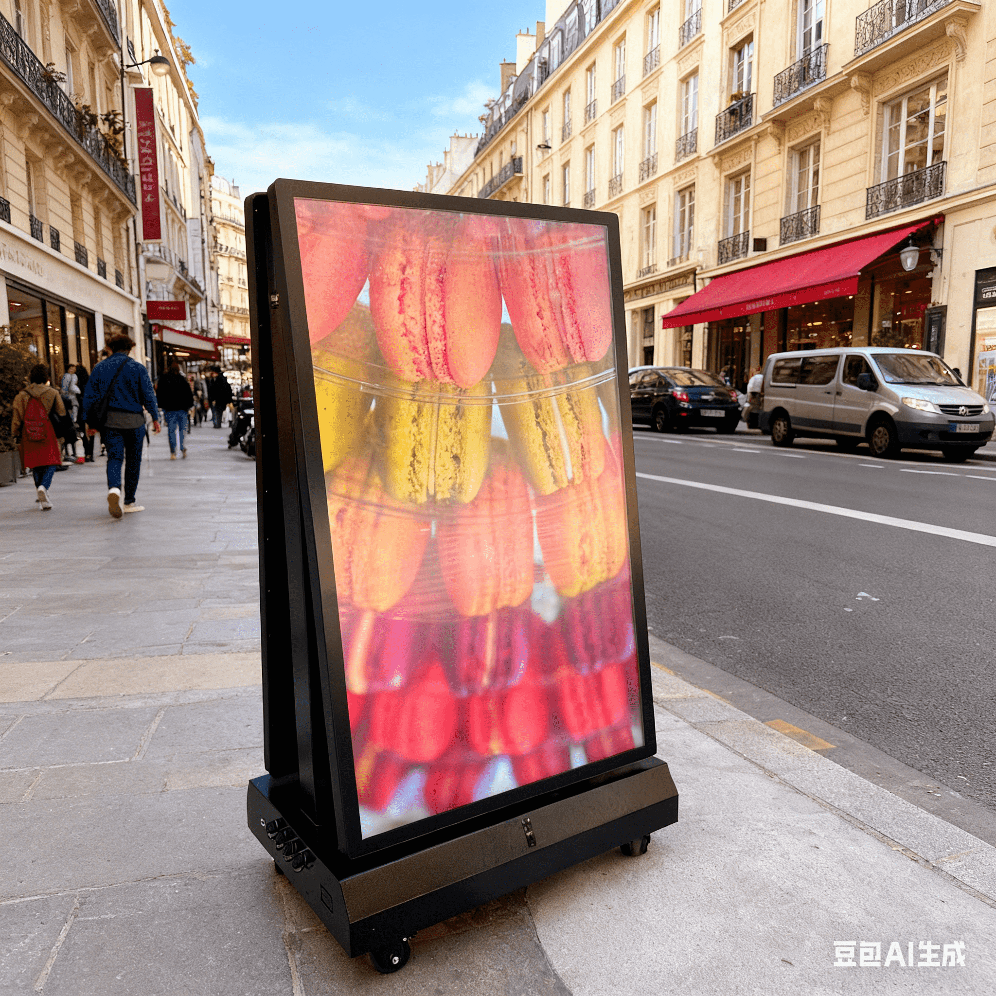 battery-powered Android outdoor digital advertising display