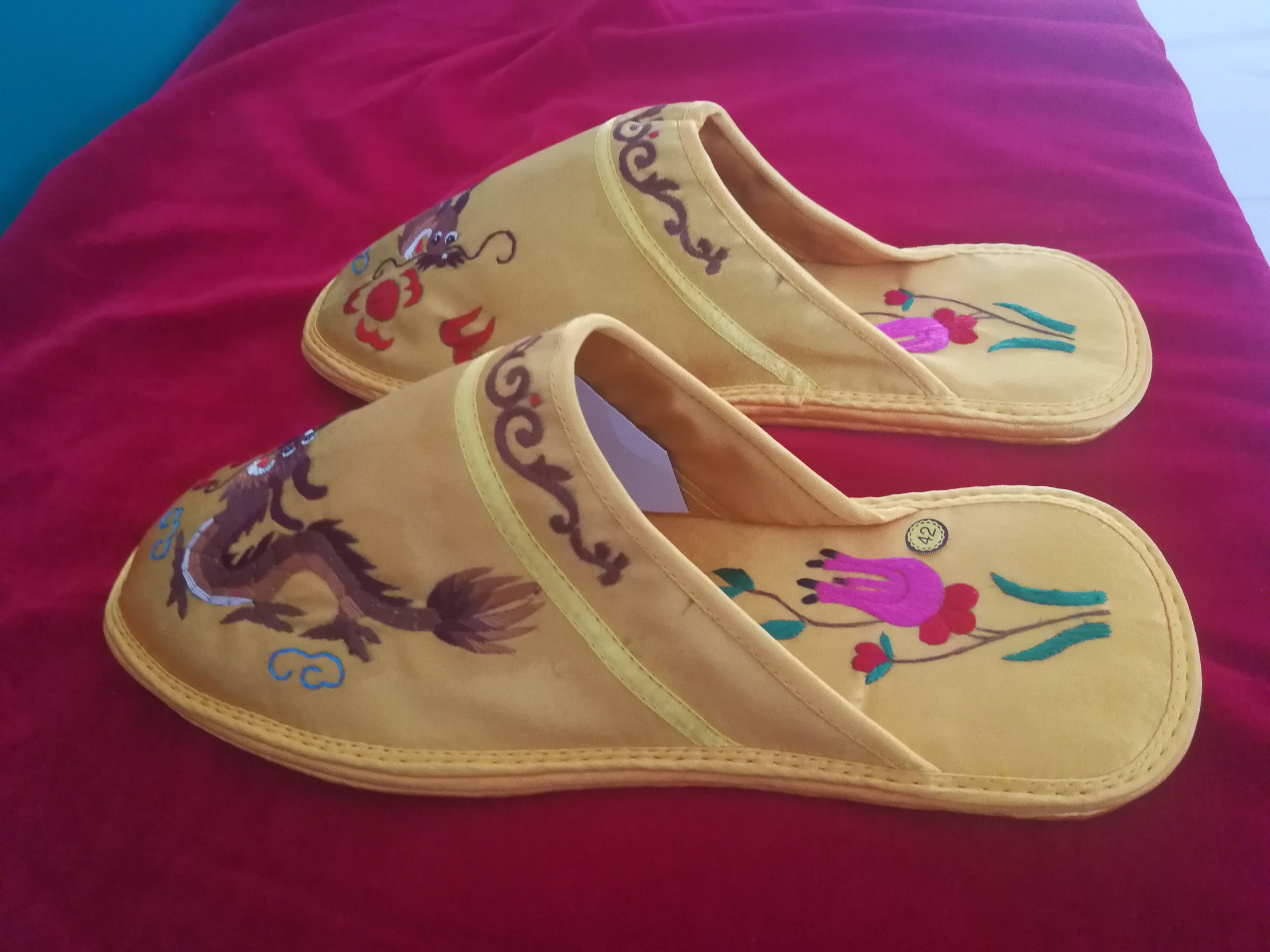 hand embroidered slipper hand embroidered slipper