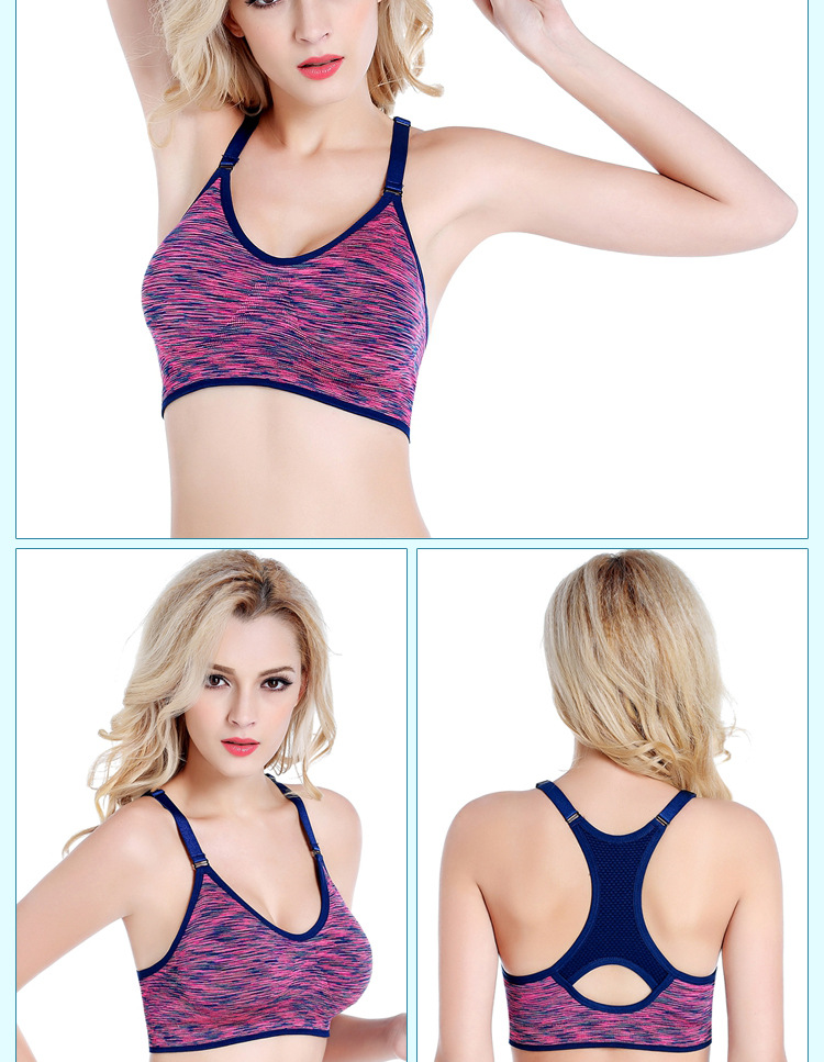 Cómodo sujetador de yoga Sujetador de entrenamiento de alto impacto Comfortable Yoga Bra High Impact Workout Bra