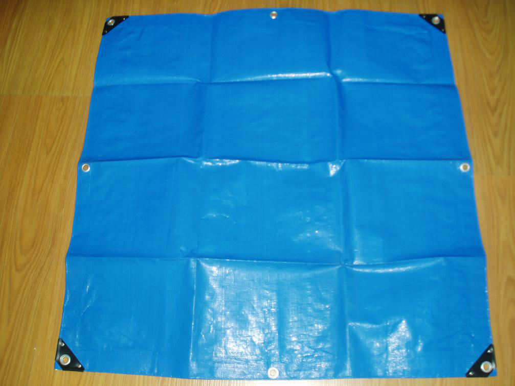 Blue PE tarpaulin 