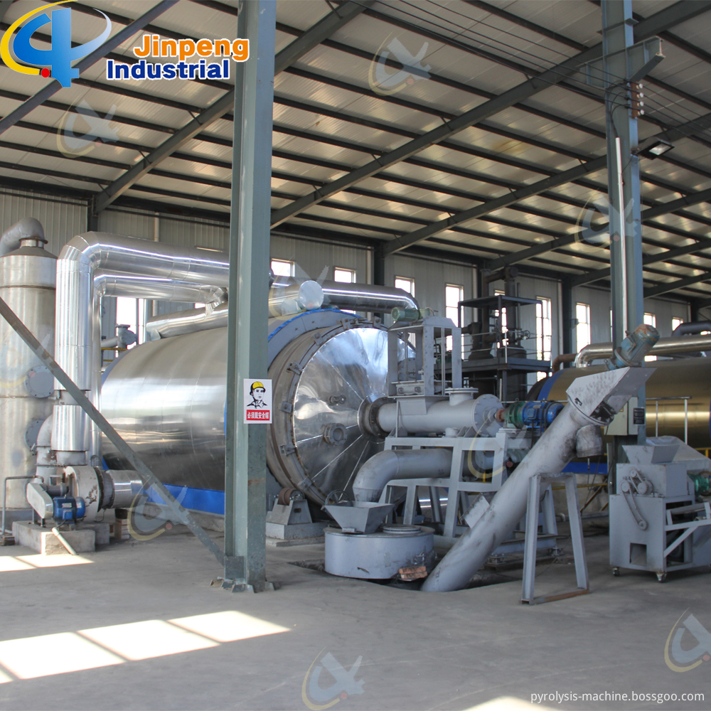 solid tyre pyrolysis plant
