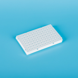 0.1ml 96-well PCR Plates, ABI-Type, Semi Skirted, White