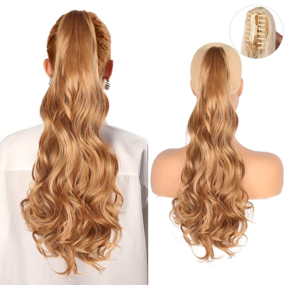 Claw Clip Curly Ponytail 22inch