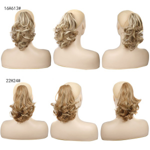 Ponytail Extension with Claw for Women Curly Hair Piece 12