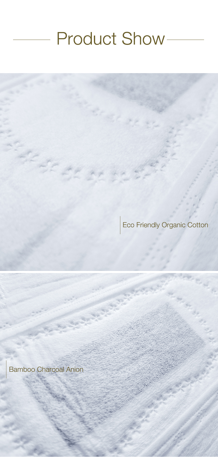 Bamboo charcoal anion pad Bamboo charcoal anion pad