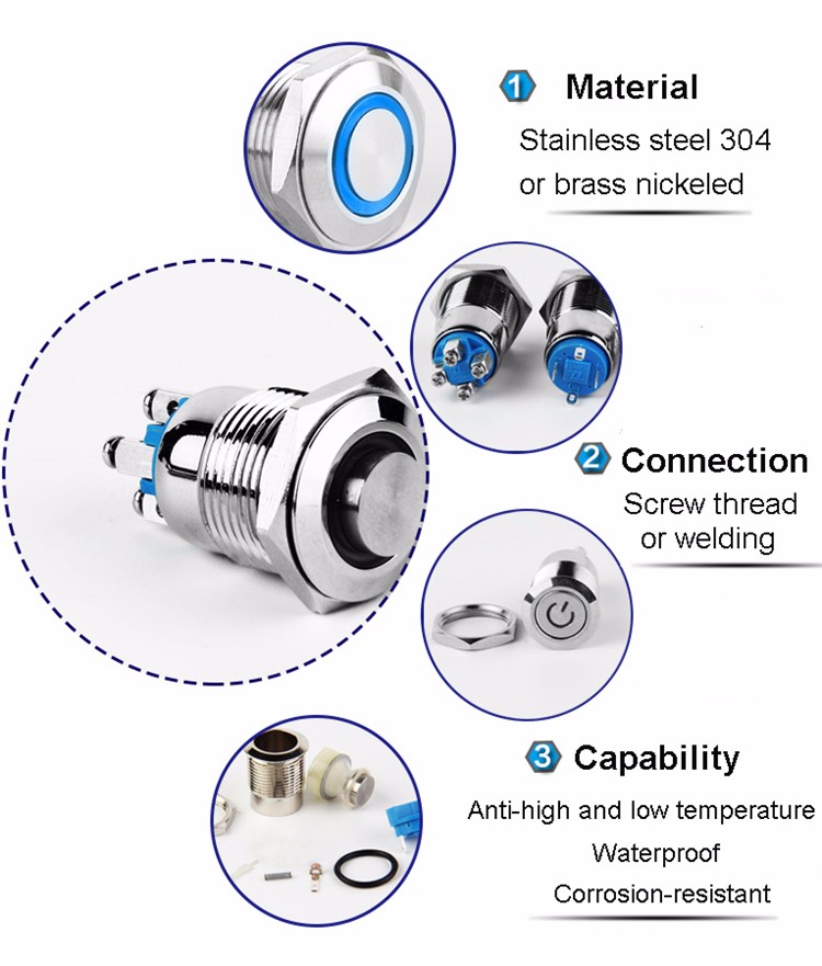 Metal Push Button Switch