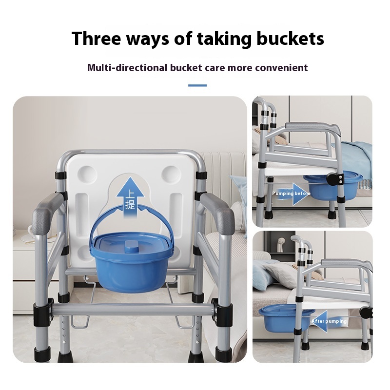 Superior Quality Aluminium Alloy Commode Chair Toilet Raised Bed Pan Designed for Elderly Recovery Nursing Toilet Seat Risers6 Superior Quality Aluminium Alloy Commode Chair Toilet Raised Bed Pan Designed for Elderly Recovery Nursing Toilet Seat Risers6