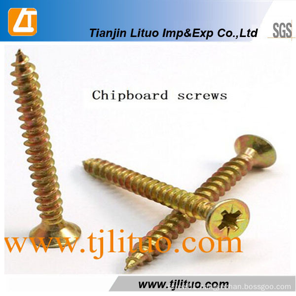 Zinc Coating Plated Single Double Countersunk Head Spax Screw