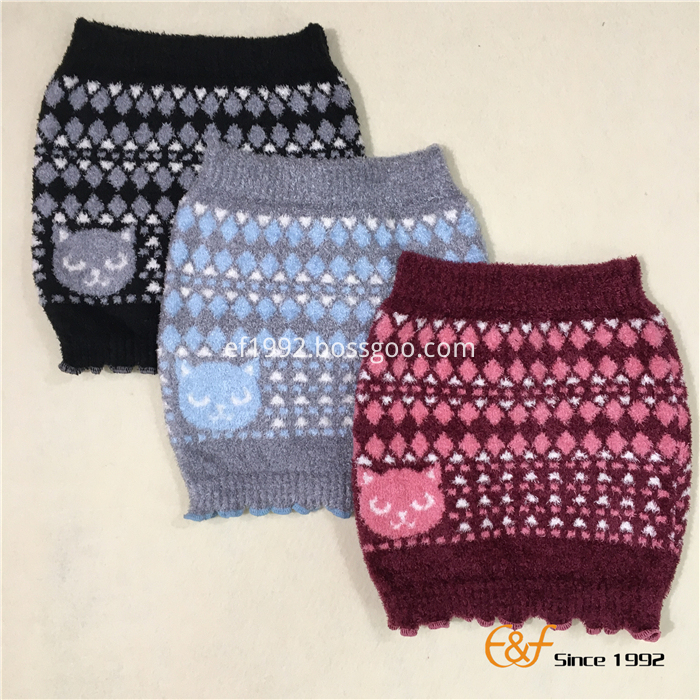 ladies marshmallow elastic jacquard knitted haramaki ladies marshmallow elastic jacquard knitted haramaki