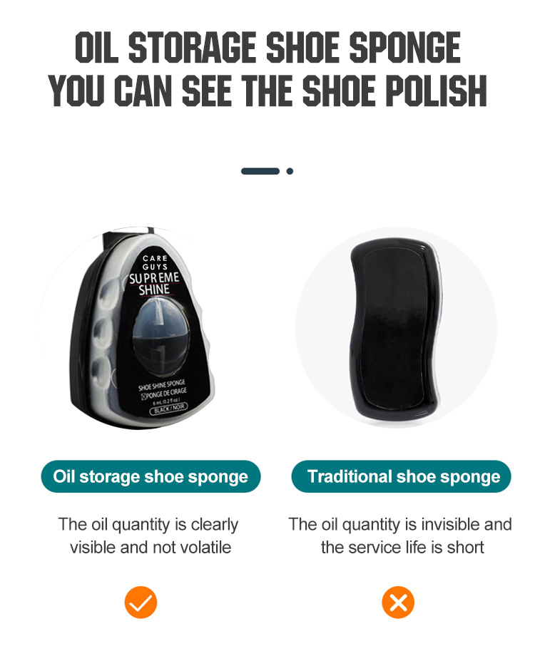 Shoe Sponge With Oil Storage Shoe Sponge With Oil Storage