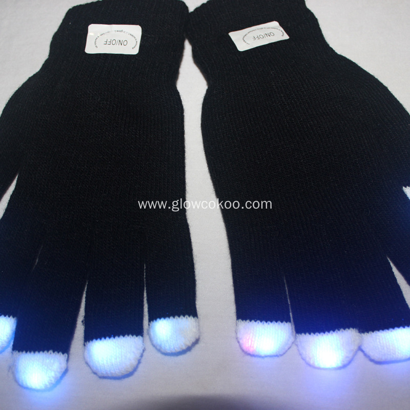 Halloween Led Gloves Light With Cotton