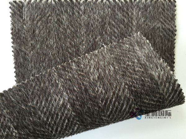 Herringbone Design Woolen Fabric