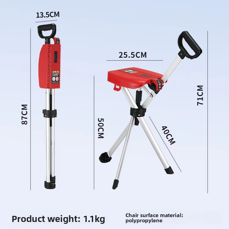 One-Key Switch Anti-Slip Aluminum Alloy Folding Stool Multi-Functional Outdoor Chair for Mountaineering & Rehabilitation Therapy5 One-Key Switch Anti-Slip Aluminum Alloy Folding Stool Multi-Functional Outdoor Chair for Mountaineering & Rehabilitation Therapy5