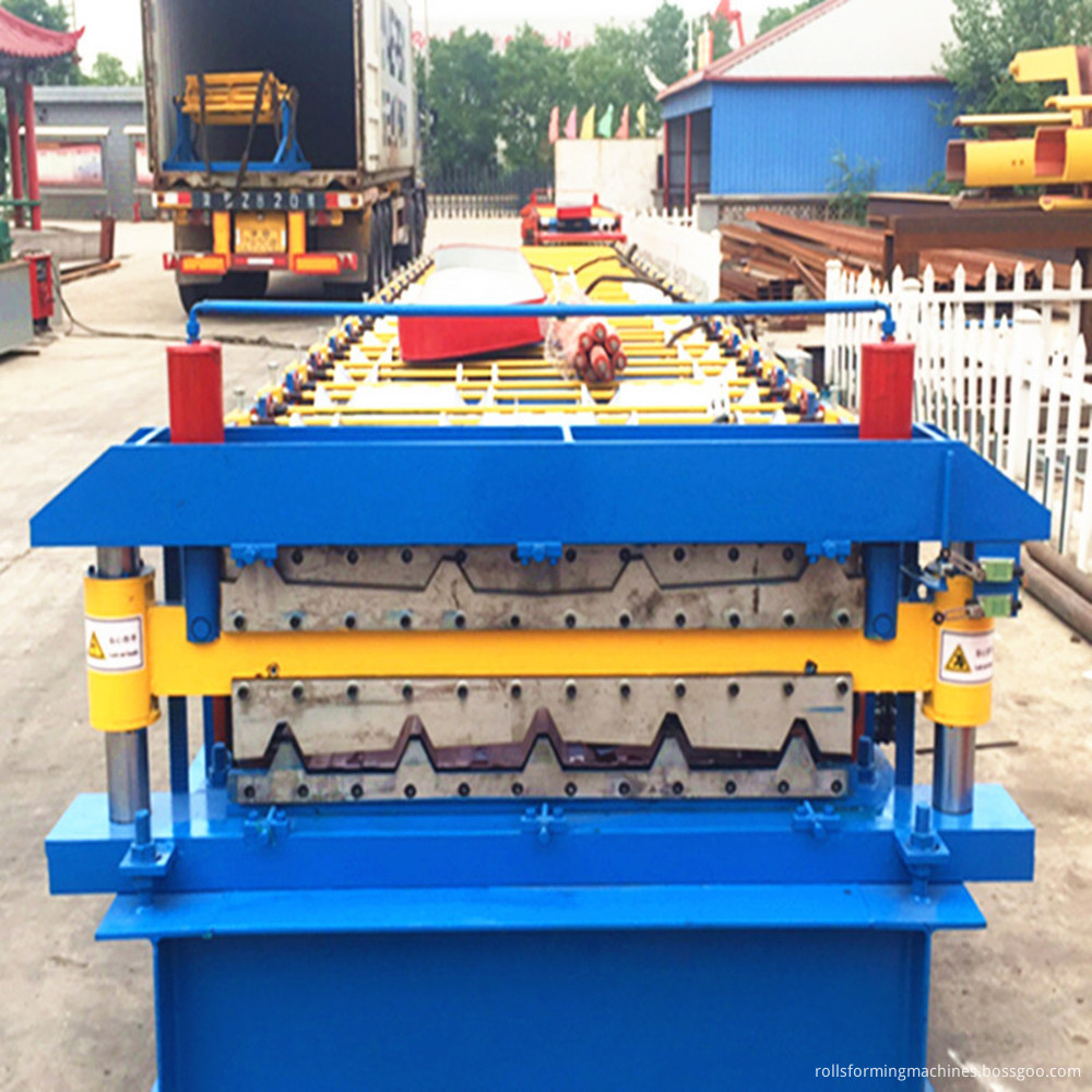 double layer roofing machine