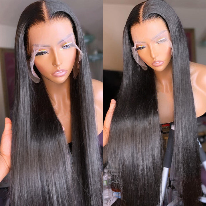 Long Straight Hair 13_4 4_4 T Part Lace Fron Long Straight Hair 13_4 4_4 T Part Lace Fron