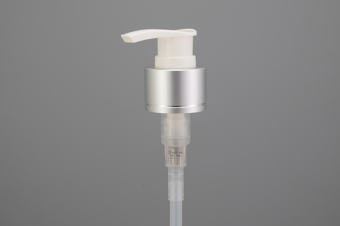 28/410 Matte Silver Up-Down Lock Lotion Pump 28/410 Matte Silver Up-Down Lock Lotion Pump