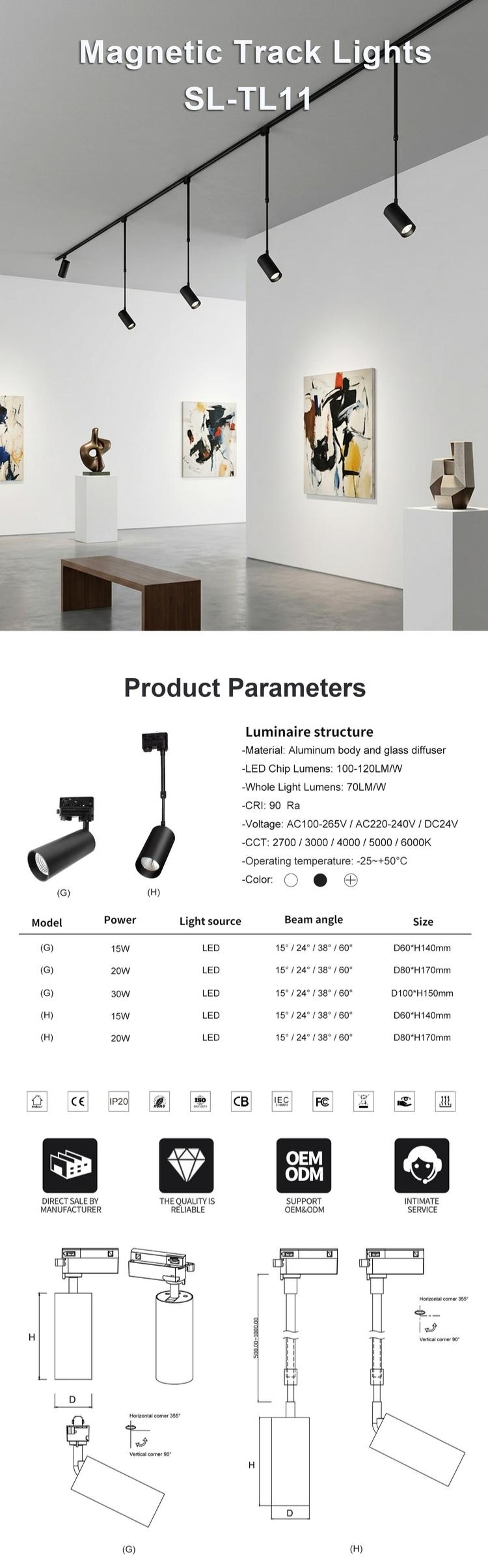 magnetic hanging led track spot light magnetic hanging led track spot light