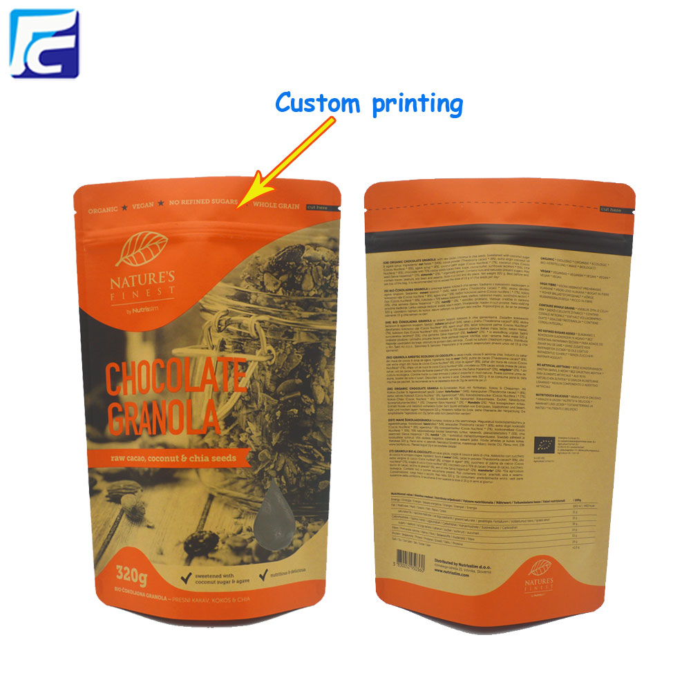 Papier-Trockenfutter-Tasche Paper Dried Food Bag
