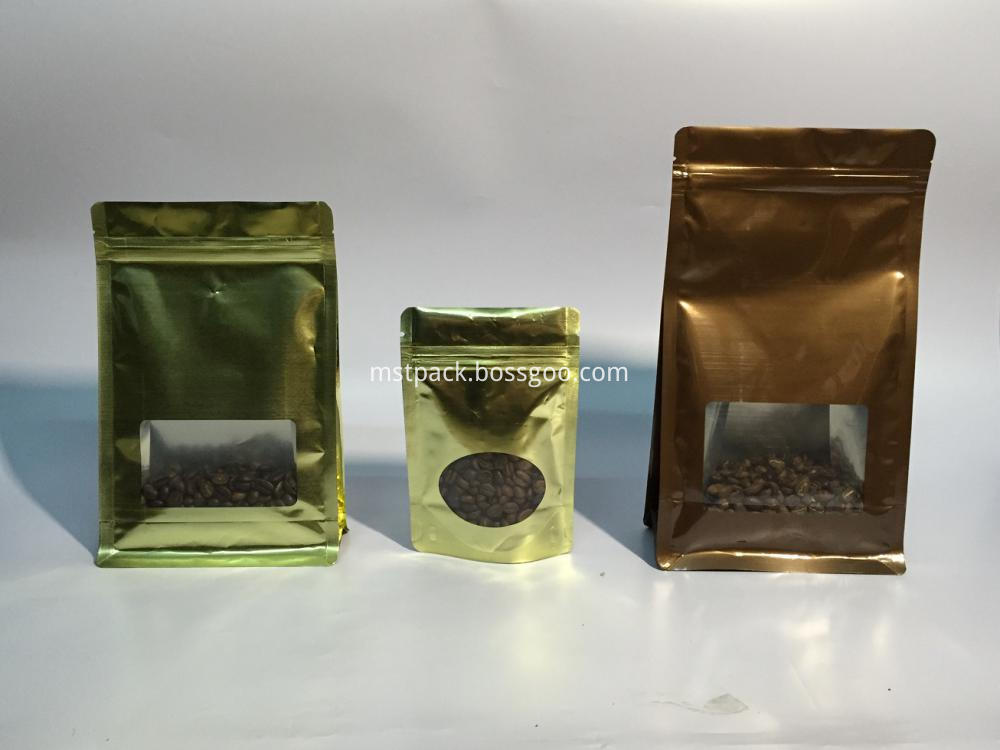 Pouch with De-metallized Window Pouch with De-metallized Window