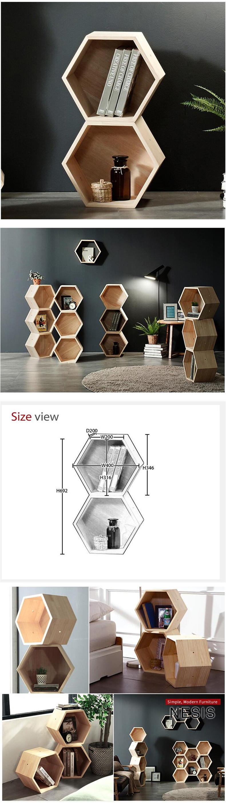 النحل نمط الدوارة كتاب عرض موقف Beehive Style Rotative Book Display Stand