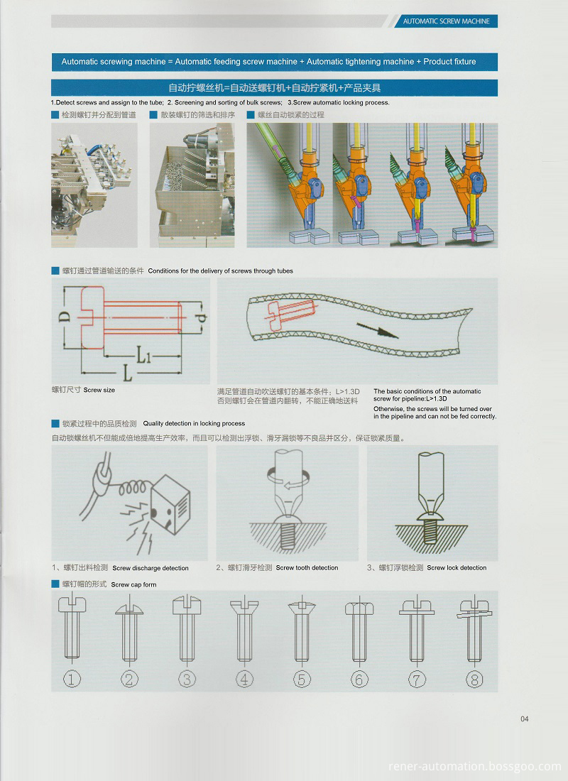 Machine d'alimentation de vis Screw Feeder Machine