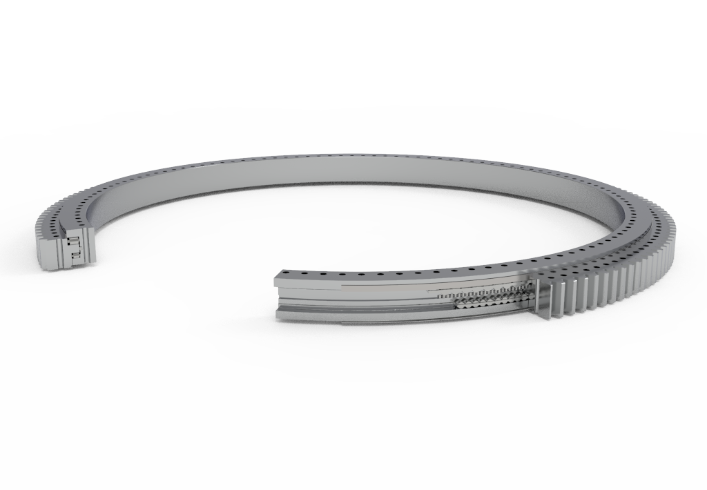 Three Row Cylindrical Roller Slewing Baring With External Toothed Ring Three Row Cylindrical Roller Slewing Baring With External Toothed Ring