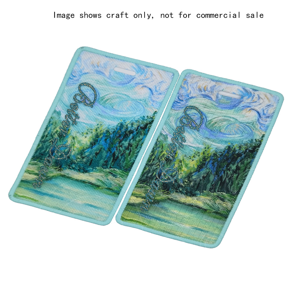Impressionist sunset lighthouse hang tag/bookmark Impressionist sunset lighthouse hang tag/bookmark