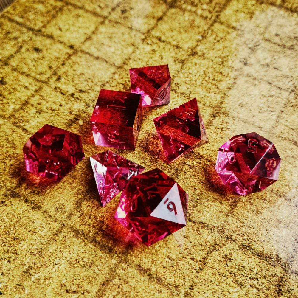Clear Unpainted Sharp Edge Dnd Dice Set 4 Clear Unpainted Sharp Edge Dnd Dice Set 4