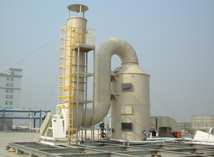 PP gas purification tower