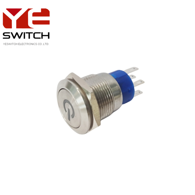 19mm Metal Push Button Switch (4) 19mm Metal Push Button Switch (4)