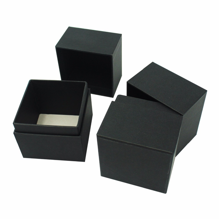 Niestandardowe pudełko kosmetyczne do pakowania w czarny karton Custom Black Cardboard Packing Cosmetic Box