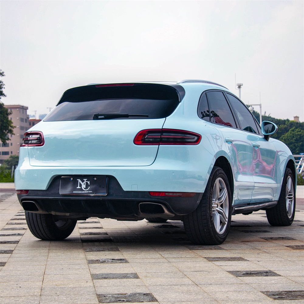 Glacier Blue Car Wrapping Glacier Blue Car Wrapping