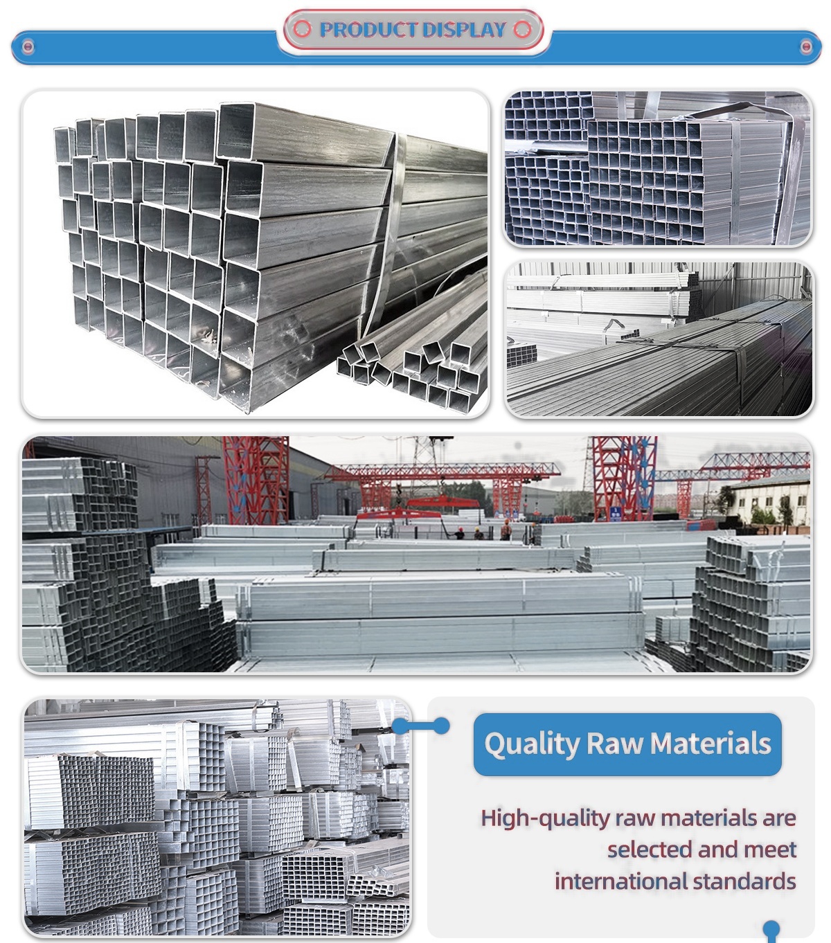 Galvanized Square Tube 8 Galvanized Square Tube 8