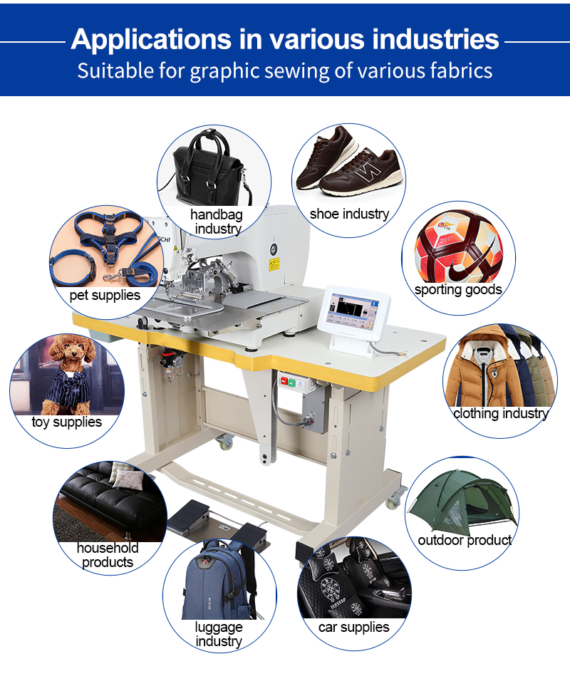 Intuitive Touch Screen Control Sewing Equipment Intuitive Touch Screen Control Sewing Equipment