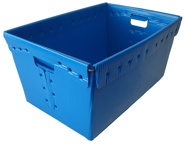 علبة من البلاستيك المموج Corrugated Plastic Tote Tray