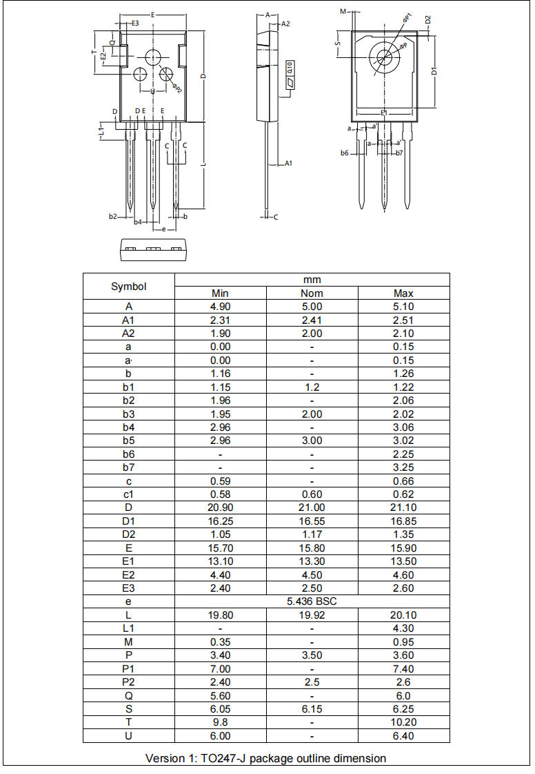 R80N65HTNF Package R80N65HTNF Package