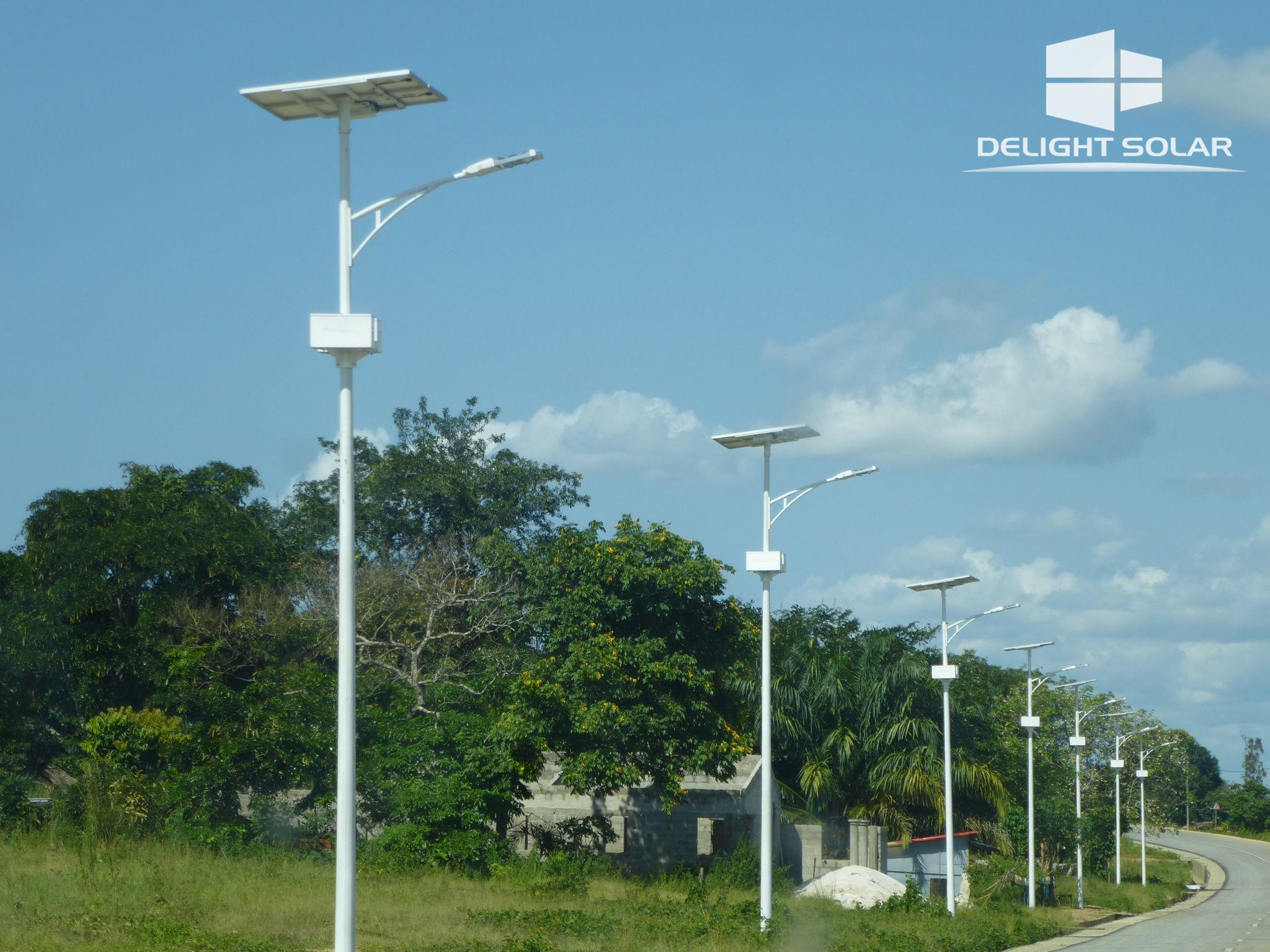 solar street light projedt in Congo-DELIGHT SOLAR