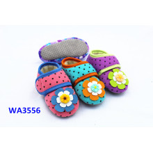 Attache Snap fleur Jersey chaussures chaussette seule en daim Kids'