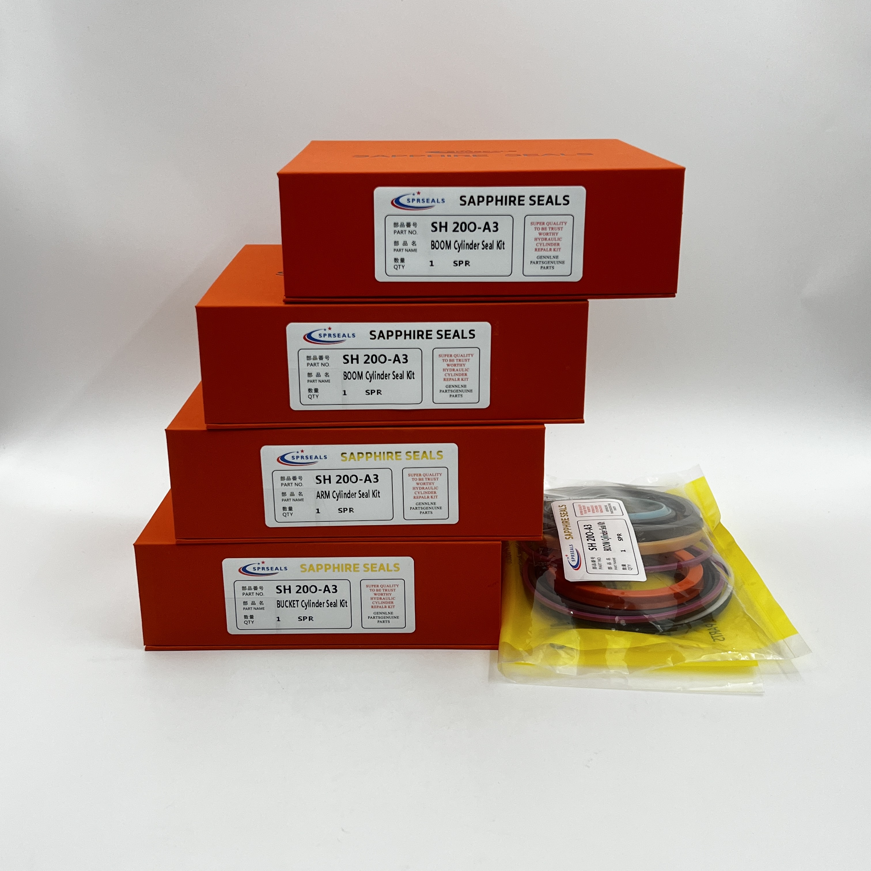 SH200-A3 Hydraulic seal repair kit (1) SH200-A3 Hydraulic seal repair kit (1)