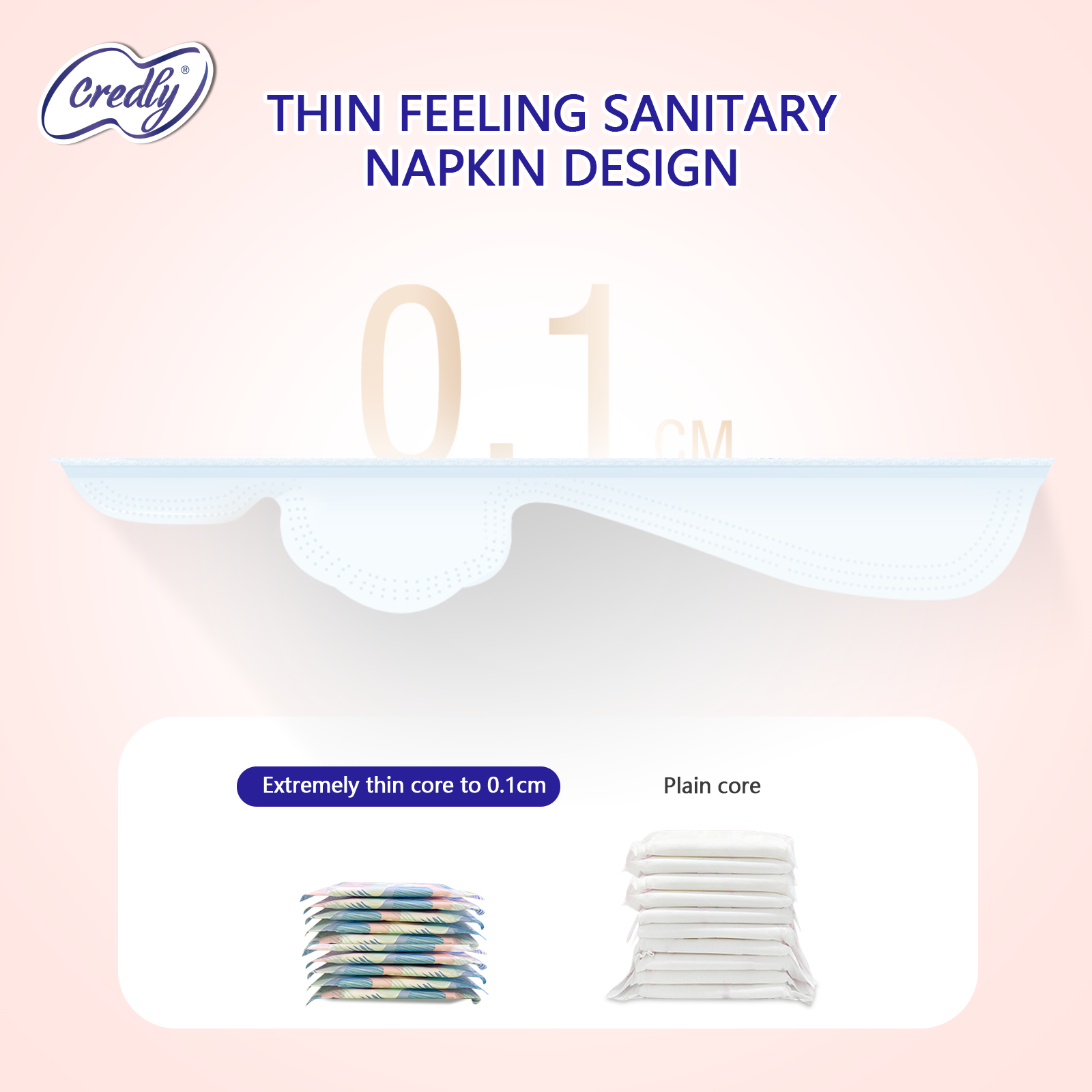 credly Ultra-thin Absorbent Sanitary Pads credly Ultra-thin Absorbent Sanitary Pads