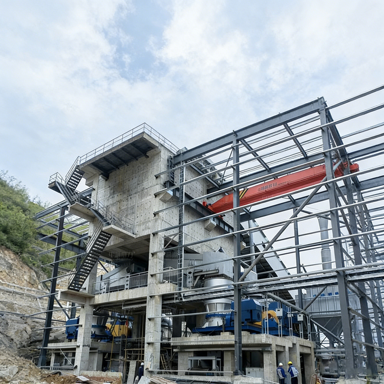 Aggregate production line Aggregate production line