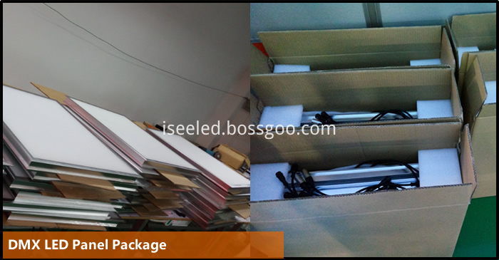 package of the dmx led panel light package of the dmx led panel light