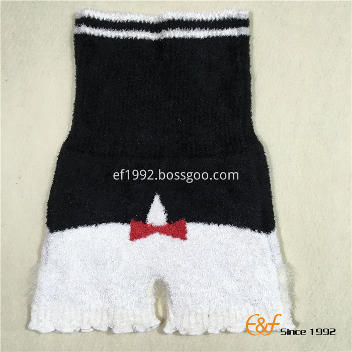 Black-white color haramaki Pants Black-white color haramaki Pants