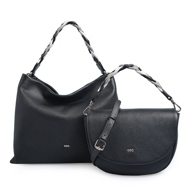 Fashion Saddle Bag Lady Hand Bag Leather Shoulder Crossbody Bag