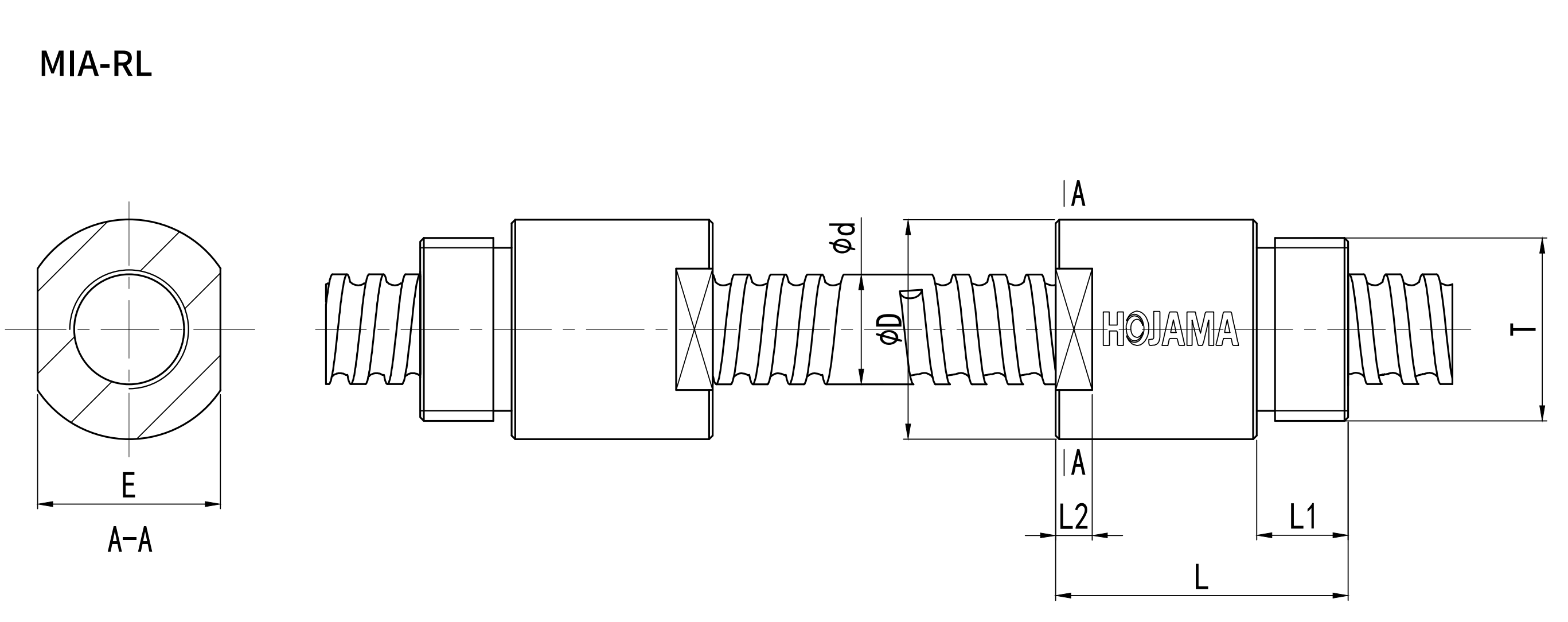 MIA bi-directional ball screw MIA bi-directional ball screw