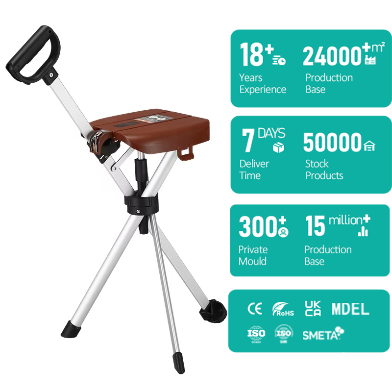 One-Key Switch Anti-Slip Aluminum Alloy Folding Stool Multi-Functional Outdoor Chair for Mountaineering & Rehabilitation Therapy1 One-Key Switch Anti-Slip Aluminum Alloy Folding Stool Multi-Functional Outdoor Chair for Mountaineering & Rehabilitation Therapy1