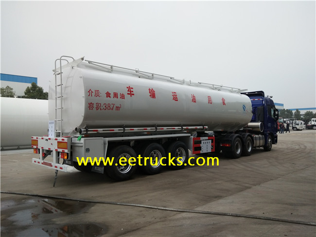 Remorques de camions à huile comestibles Edible Oil Truck Trailers