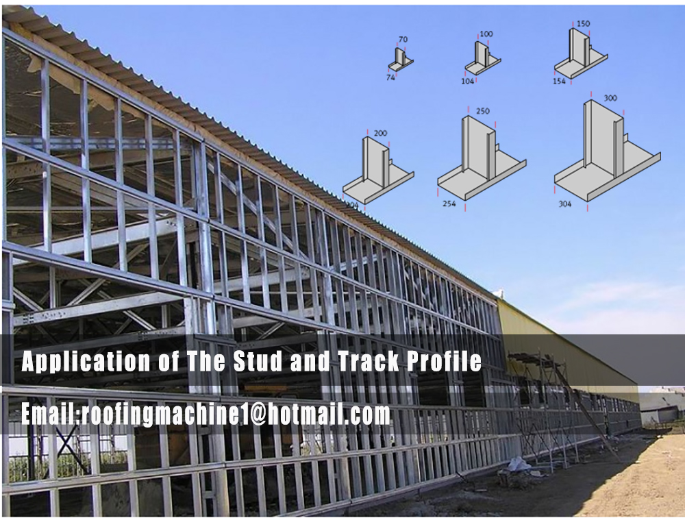 تطبيق مسمار والمسار application of the stud and track